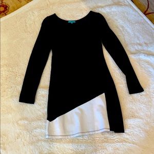 Black and white dress